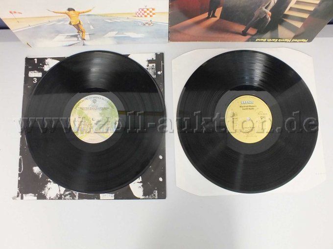 Detailansicht der LPs ohne Hülle