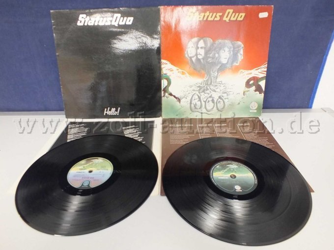 Detailansicht der LPs ohne Hülle