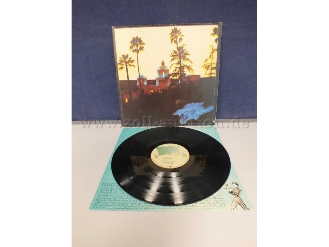 Detailansicht der LP "Hotel California" ohne Hülle