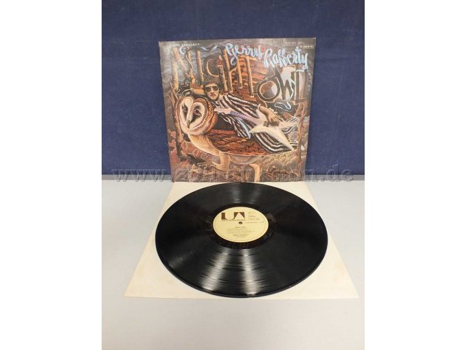 Detailansicht der LP "Gerry Rafferty" ohne Hülle