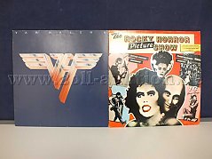 Gesamtansicht der LPs Van Halen und Pisture, mit Beschädigungen