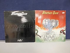 Gesamtansicht der LPs Status Quo, mit Beschädigungen