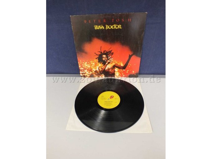 Detailansicht der LP Peter Tosh "Bush Doctor" ohne Hülle