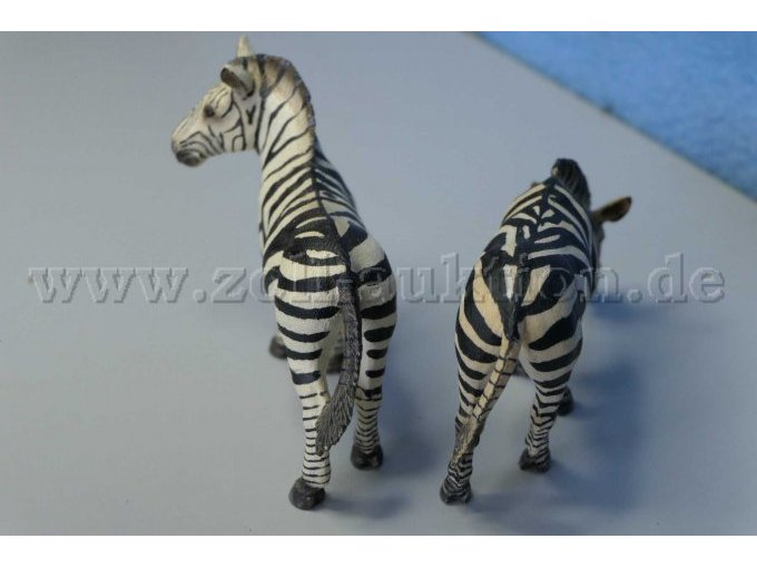 Schleich Zebrastuten Gesamtansicht von hinten