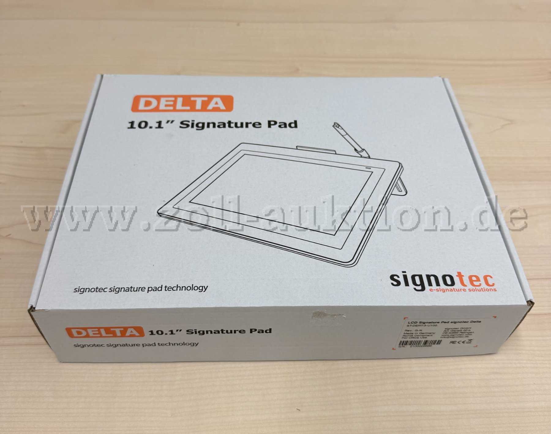 2 Signature Pad 10,1 palce (25,654 cm) DELTA signotec