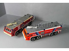 Simba Modelle, Rosenbauer FhFw 61/26 Frankfurt und FhFw 79019 München, 1:87 Gesamtansicht