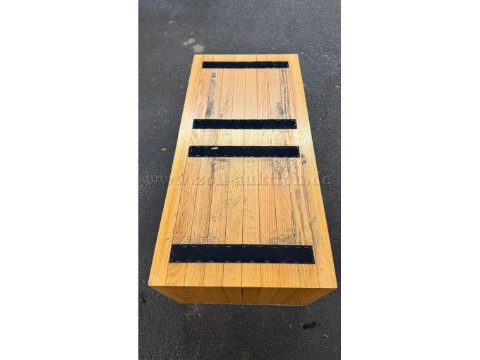2 bankjes in houtlook met zitkussens – foto 5 – kavel bij Zoll-Auktion, Bonn