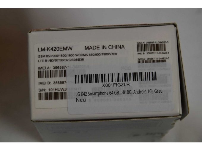 Sicht auf die Typenbezeichnung