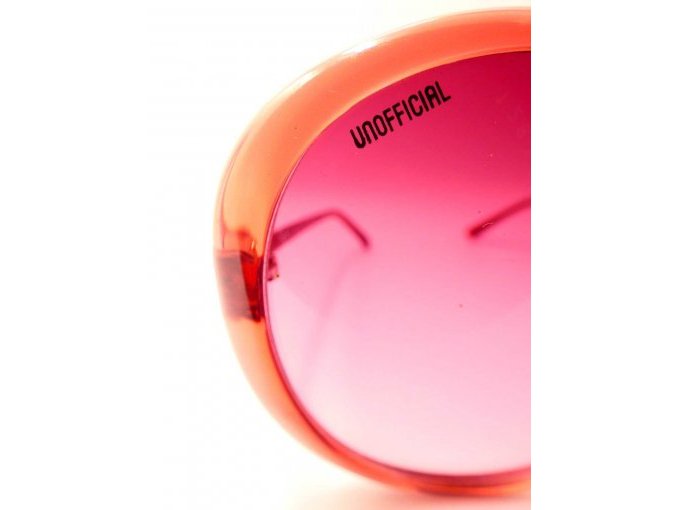 1 Damenbrille Unofficial_ Logo auf linkem Glas