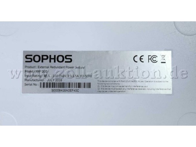 2 Sophos SG210 Firewall inkl. 2x Modul XRP200 inkl. 4x Transceiver – foto 8 – kavel bij Zoll-Auktion, Rüdesheim