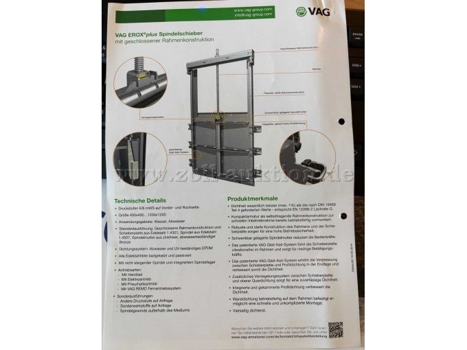 Beschreibung Schieber