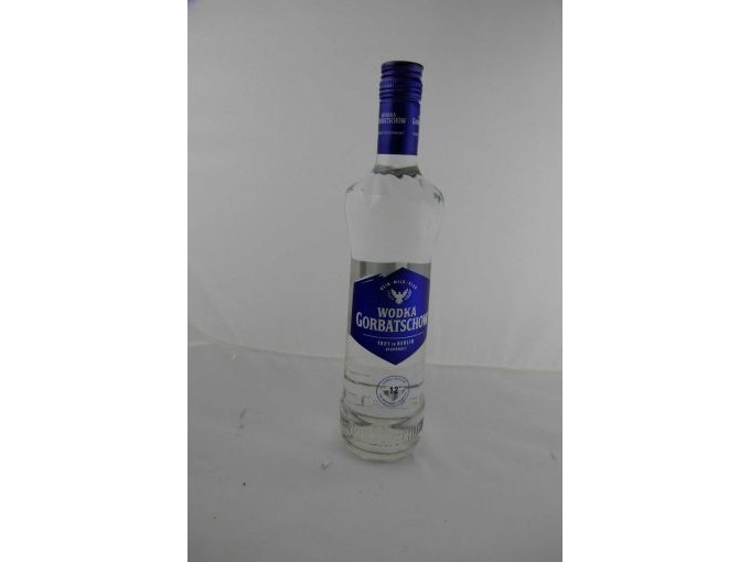 Frontansicht Wodka Gorbatschow