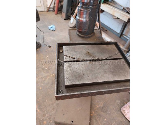 Bohrtisch der Bohrmaschine von Looß und Hempel