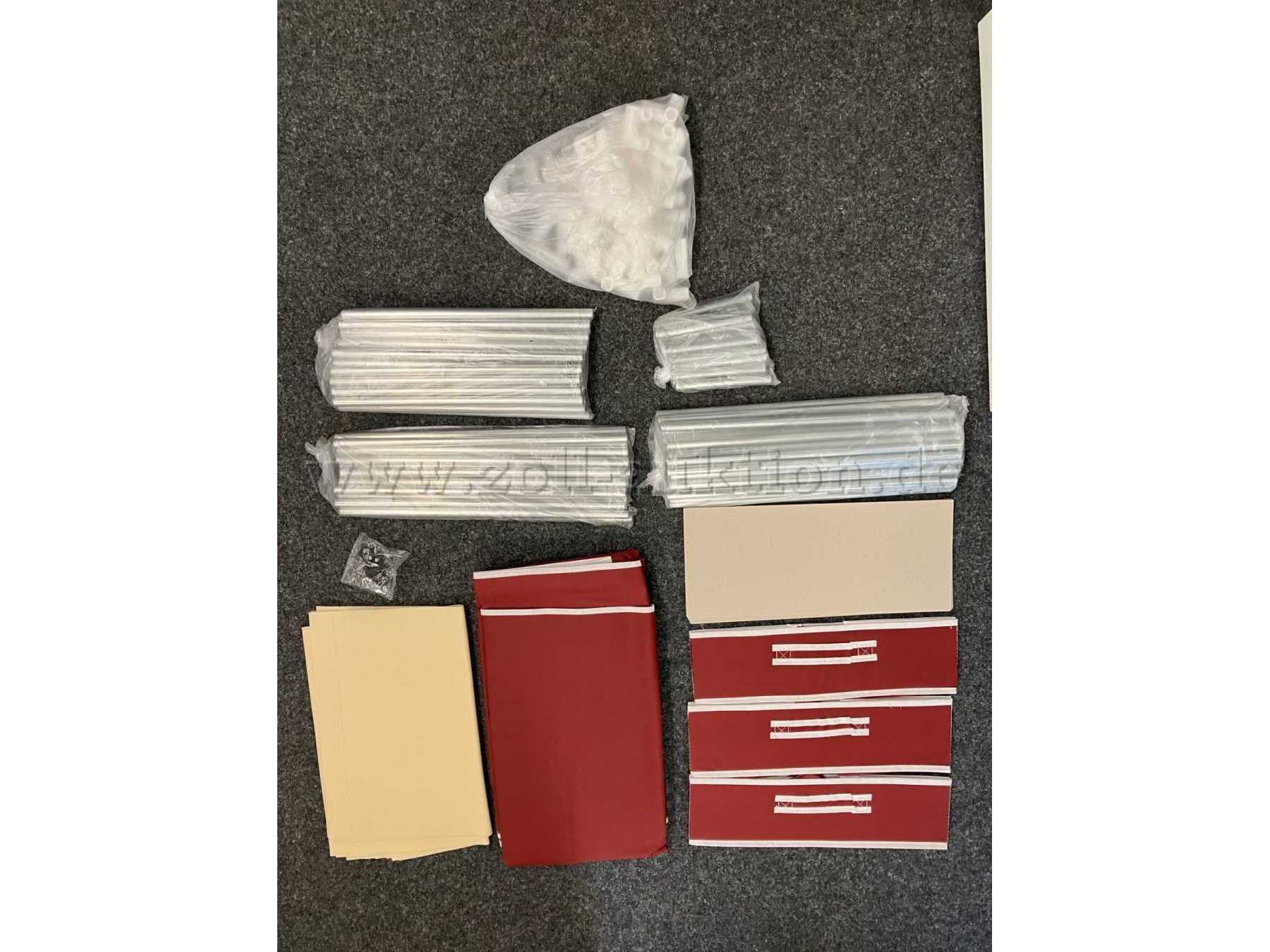 Gesamtansicht Einzelteile