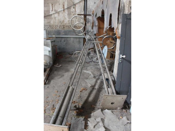 Ansicht der beiden Metallrohre