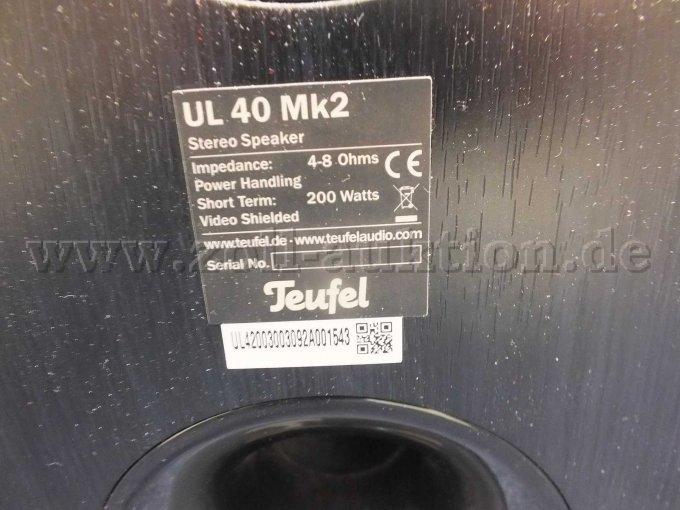 2 Teufel UL 40 Mk2 – stereo vloerstaande luidsprekers – foto 8 – kavel bij Zoll-Auktion, Paderborn