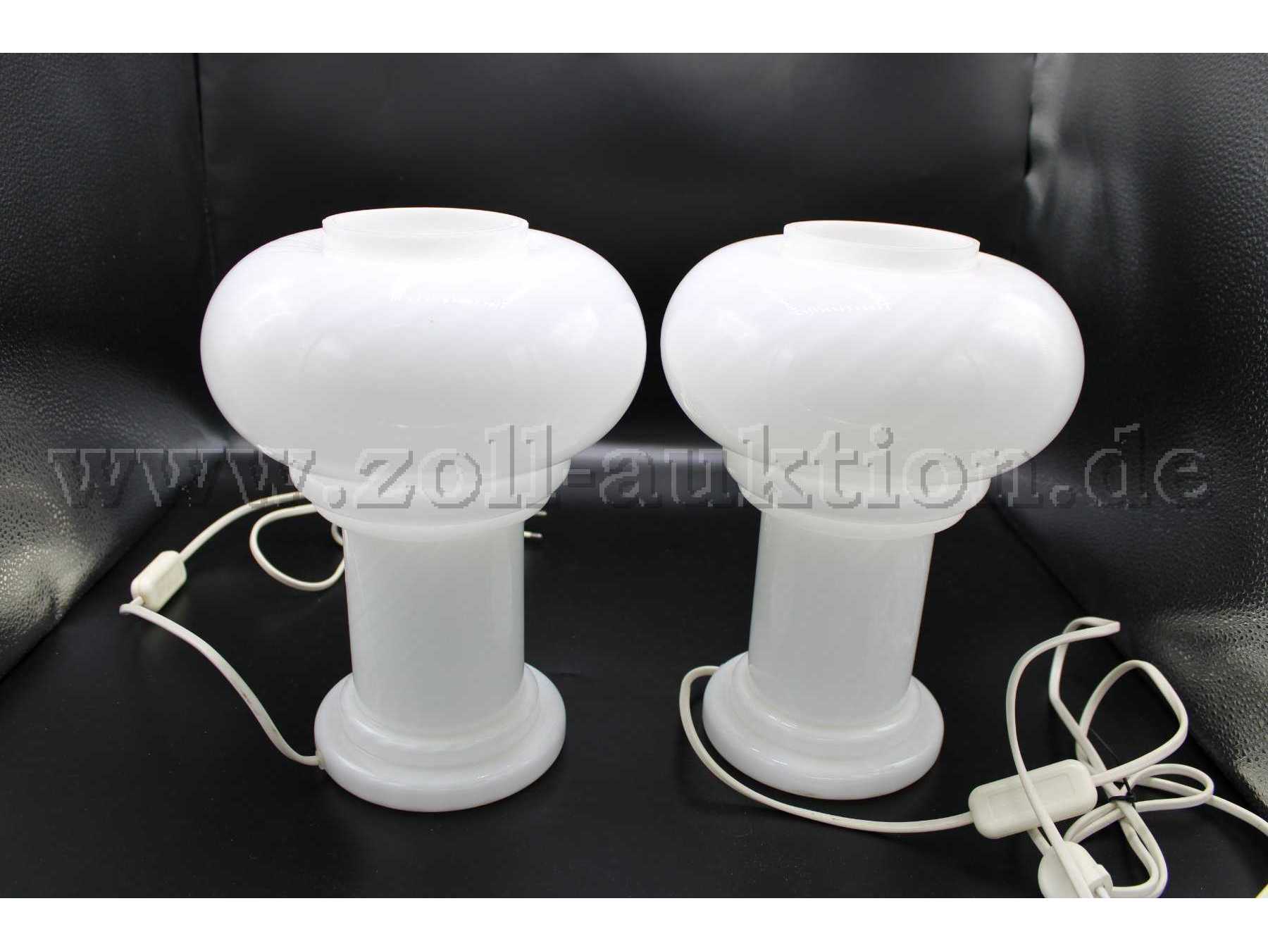 2 Tischlampen, Stil Murano