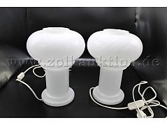 2 Tischlampen, Stil Murano