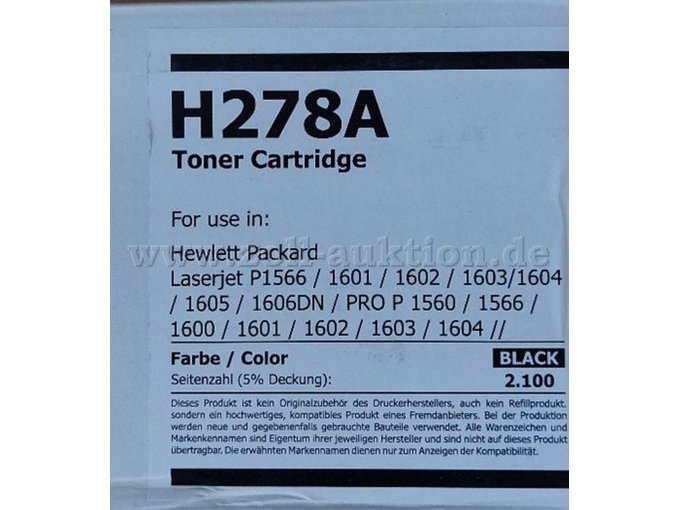 Toner HP black