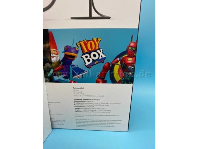 Packungsinhalt / Systemvoraussetzungen Oculus Rift Marvel Powers United