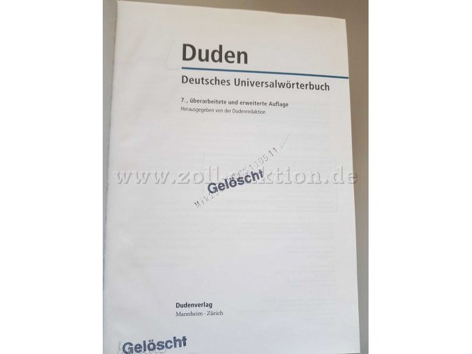 Duden - Haupttitelseite