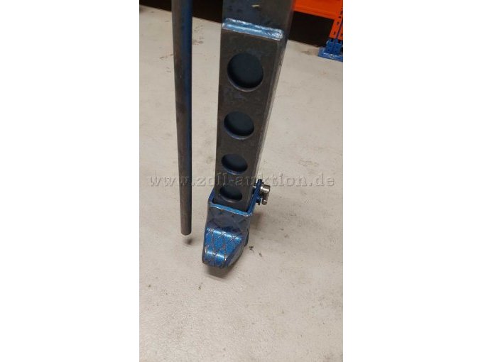 Weber hydraulische Winde Ansicht 5 fach Verstellung der Hebeklaue