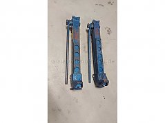 Zwei mal Weber hydraulische Winde liegend