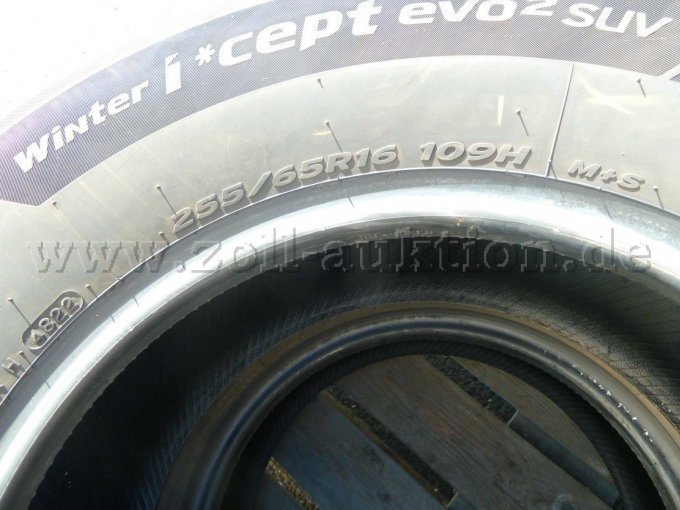 2 winterbanden Hankook 255/65 R16 109H – foto 3 – kavel bij Zoll-Auktion, Nürnberg