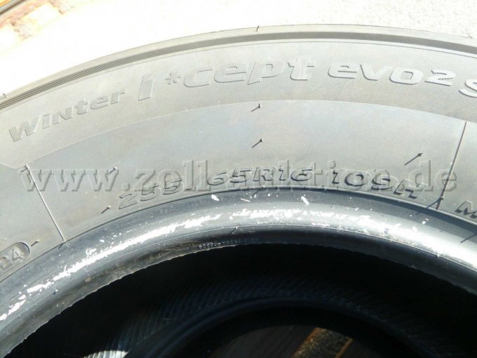 2 winterbanden Hankook 255/65 R16 109H – foto 2 – kavel bij Zoll-Auktion, Nürnberg