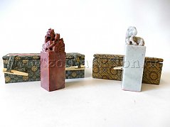 Gesamtansicht Stempel mit Etui