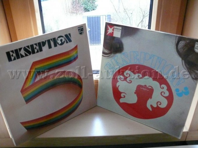 2 LPs von Ekseption 5 und Ekseption 3