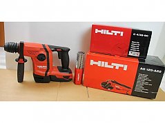 2 Werkzeugmaschinen 1 Ladegerät & 1 Bohrer Set Hersteller „Hilti“