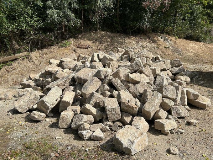 Granitsteine verschieden Größen