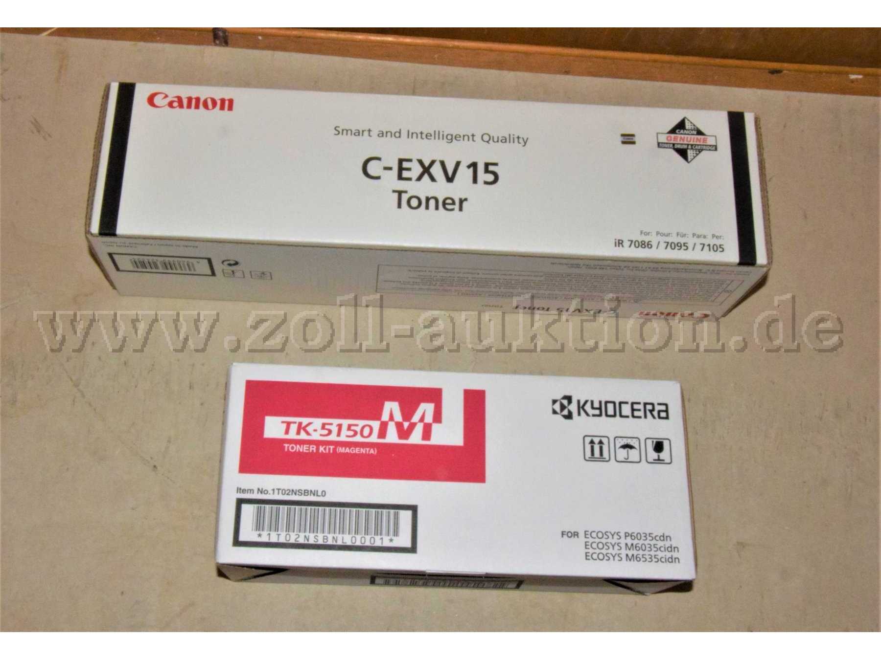 Canon C-EXV 15 Toner und Kyocera TK-5150
