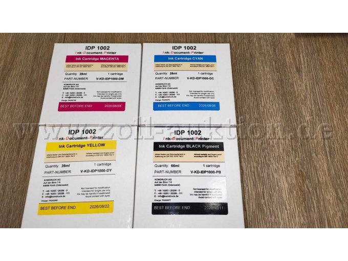 Patronen mit Bezeichnung