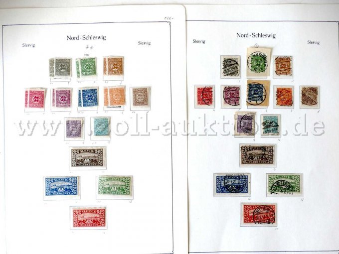 Ansicht 2 Blätter Nord-Schleswig