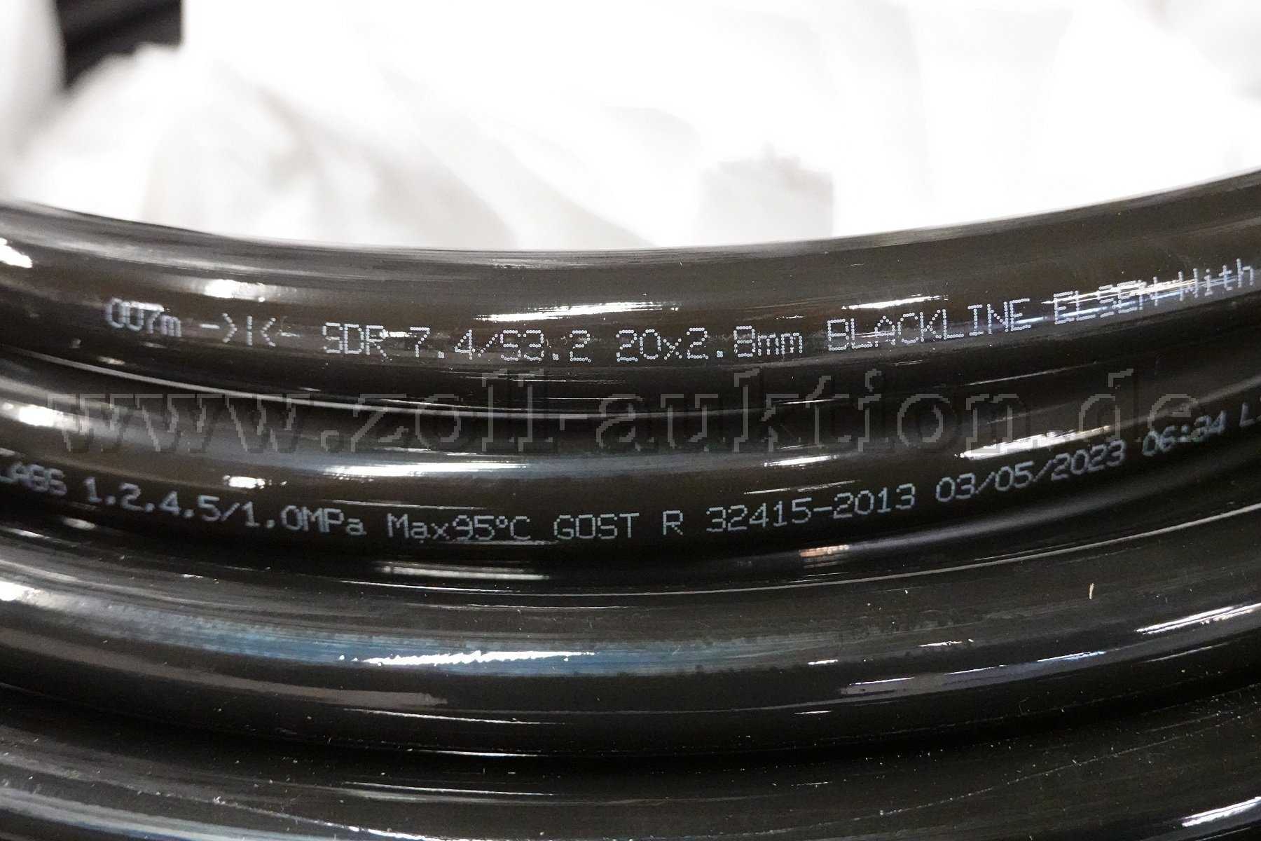 340 coils PE-Xa pipes, 20x 2.8mm, coil length 100m, for drinking water and heating systems