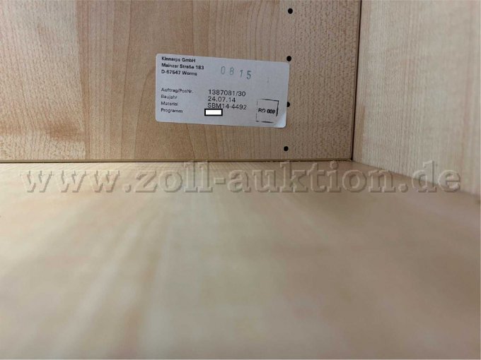 Beispielbild Aktenschrank (Innenbereich) - Hersteller-Aufkleber