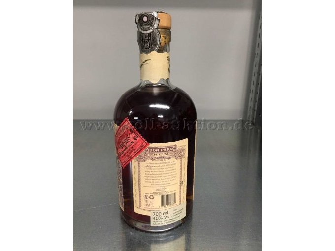 Ansicht Flasche Don Papa Mount Kanlaon Rückseite