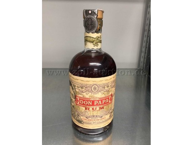 Ansicht Flasche Don Papa Mount Kanlaon Vorderseite