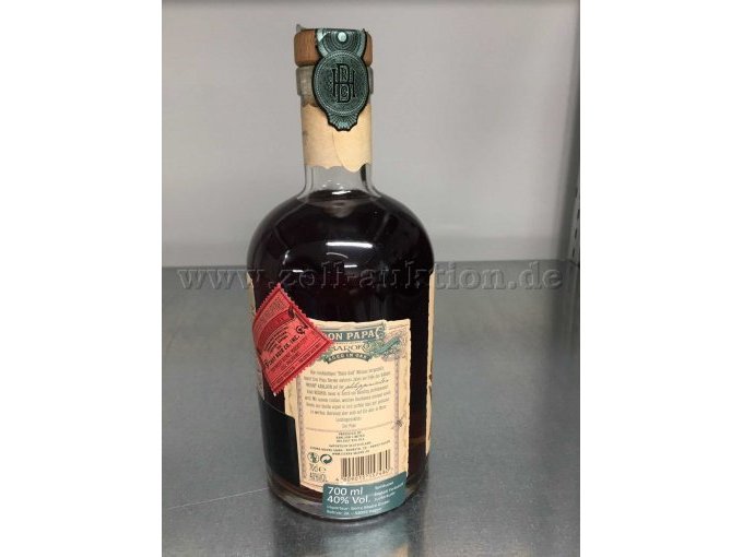 Ansicht Flasche Don Papa Baroko Rückseite