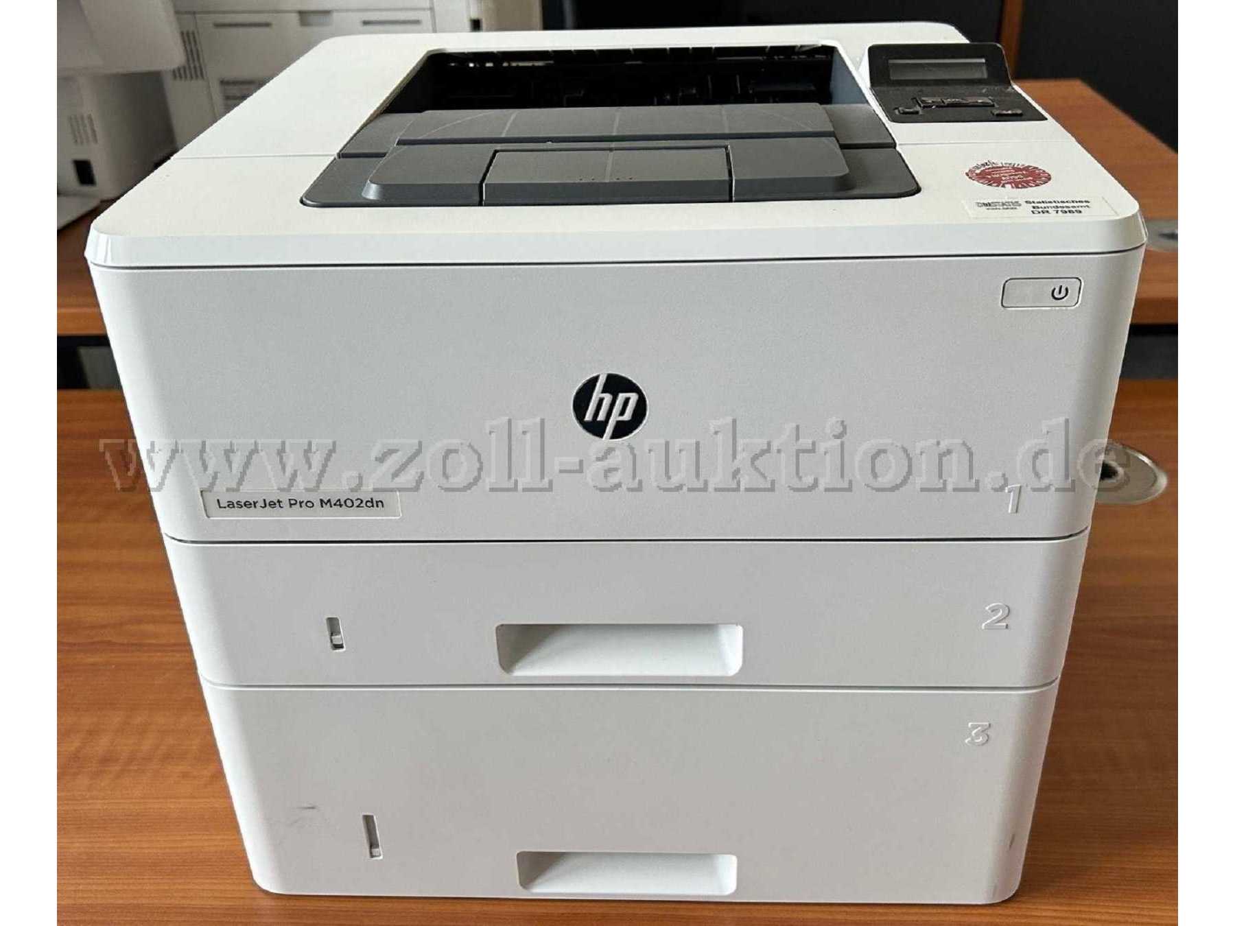 HP Drucker "Laserjet Pro 400 M402dn" - Seitenansicht (Beispielbild)