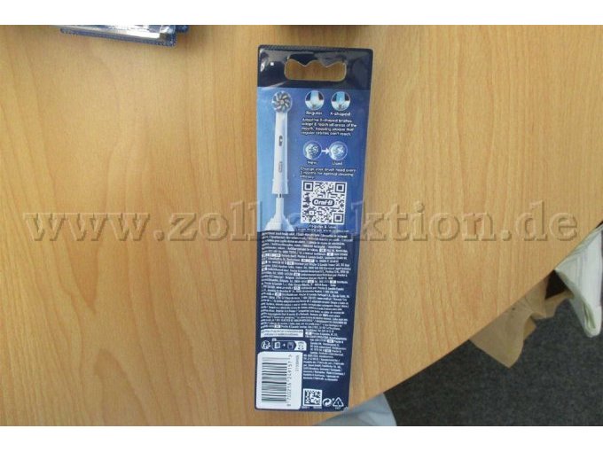 Beschreibung zu Rückseite von Oral-B Pro sensitive 4+1 Aufsteckbürsten für elektronische Zahnbürste von Oral-B
