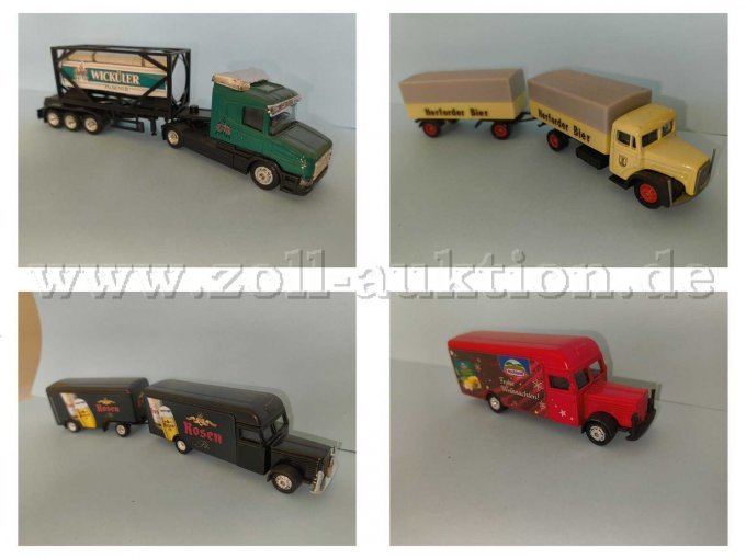 Bild 5: Wicküler Pilsener, Herforder Bier, Rosen Pils Deichsel beschädigt, Hochland