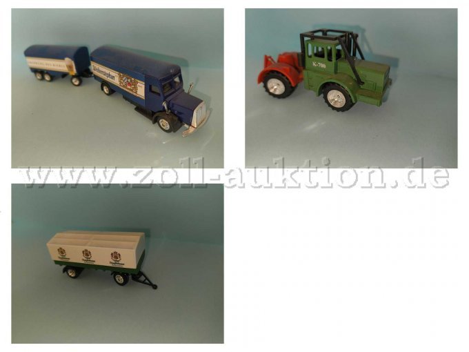 Bild 9: Weihenstephan, K 700 Gelenkschlepper, Dingslebener Anhänger