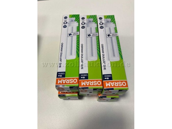 6x Kompaktleuchtstofflampe 18W/840