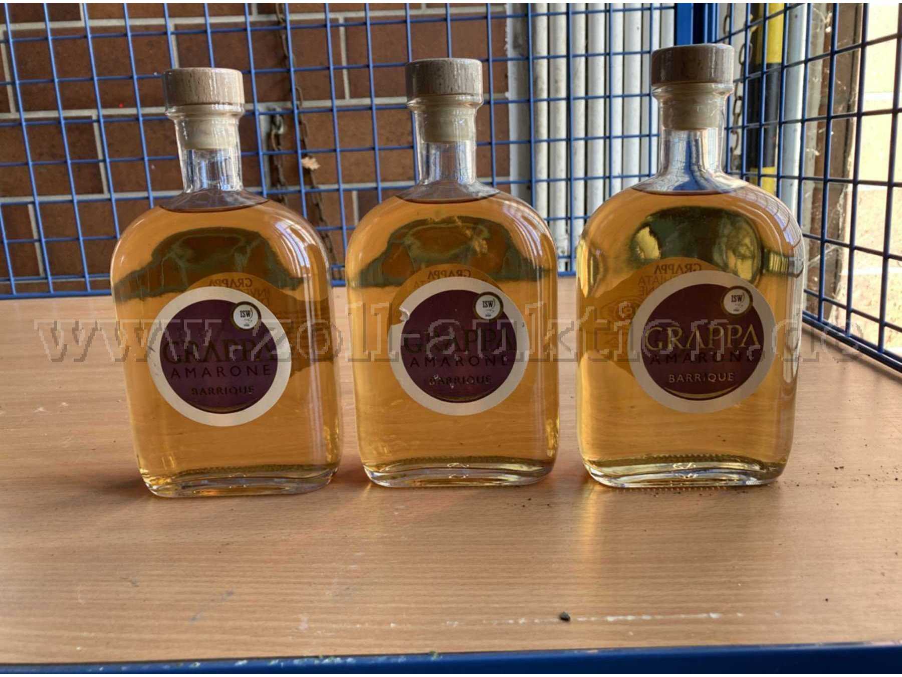 3 Flaschen Grappa Amarone Barrique