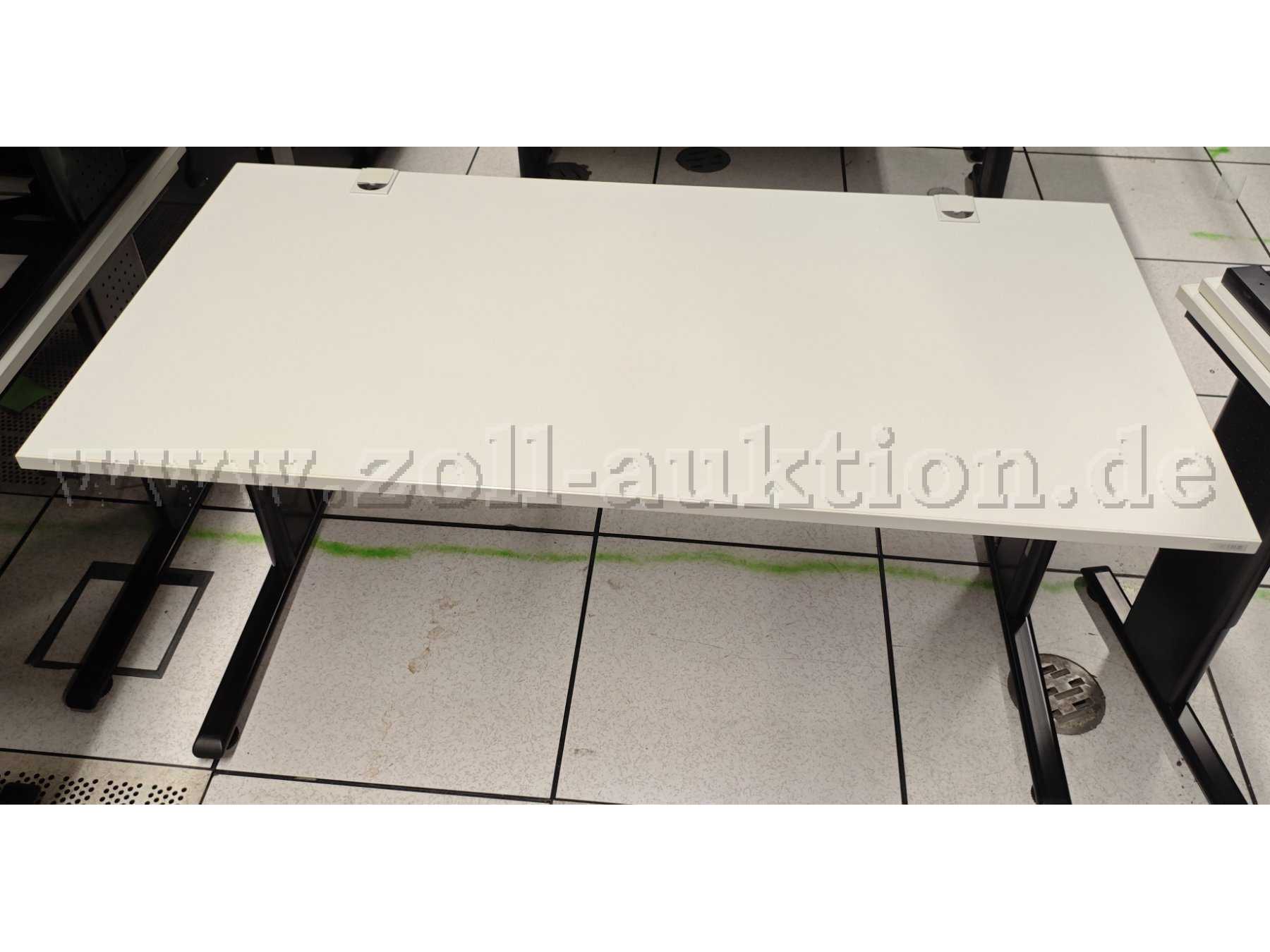 Kurbeltisch REISS - B160xT80, lichtgrau