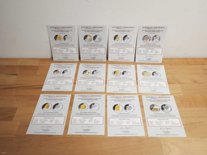 Echtheitszertifikate