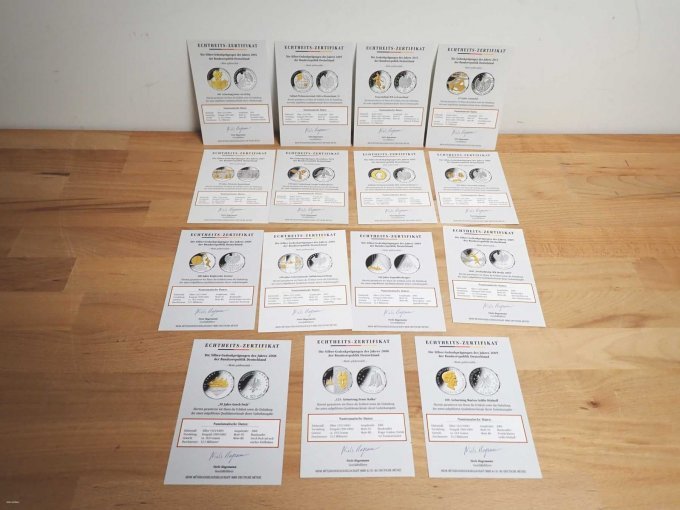 Echtheitszertifikate